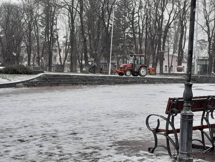 Винничане на Старый новый год дождались обещанного снега (Фото)