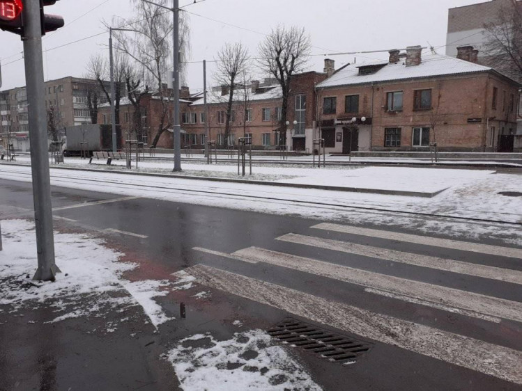Винничане на Старый новый год дождались обещанного снега (Фото)