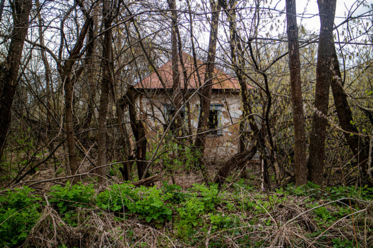 Покинута хата в Чорнобилі