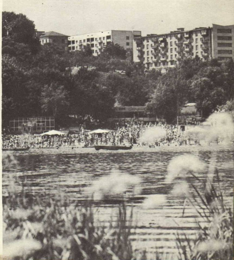 Пляж "Спартак" у Вінниці, старе фото