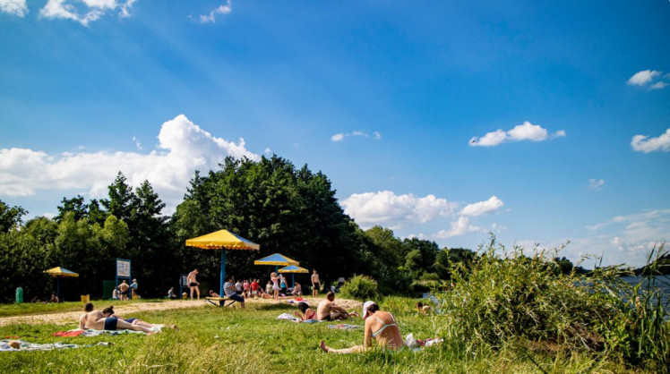 Пляж "Центральний". Фото: Сергій Бахмутов