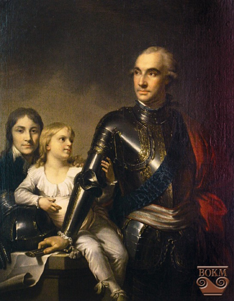 Станіслав Щенсний Потоцький з синами