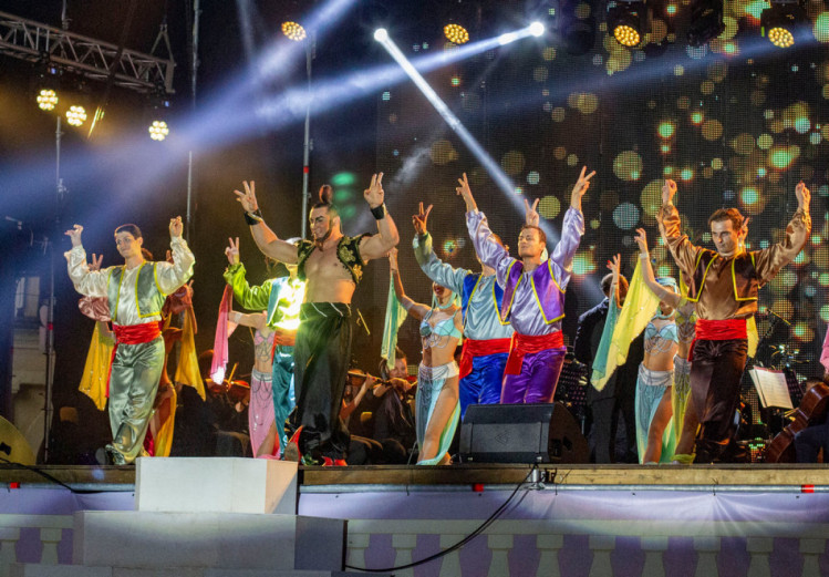 "Мюзикл-шоу" від Національного театру оперети України, Тульчин, завершення фестивалю