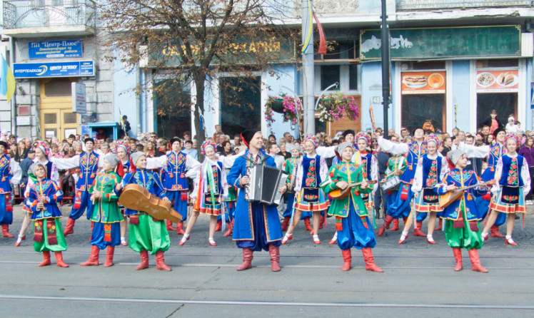 День города в Виннице, 2010 год. Ансамбль & quot; Барвинок & quot;