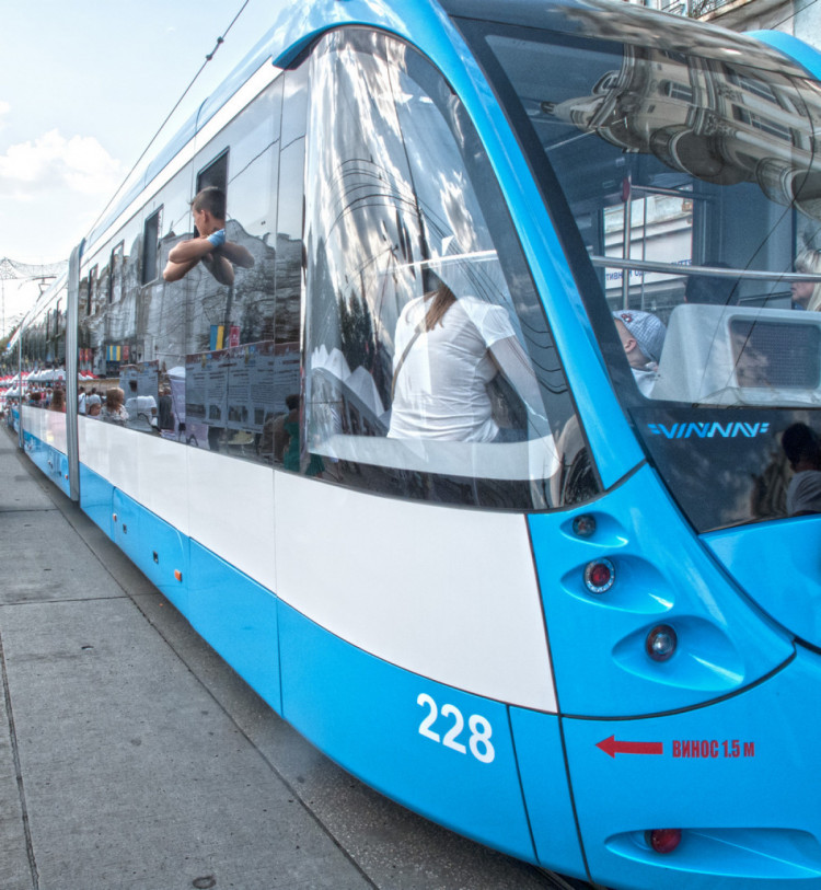 День міста у Вінниці 2016 року. Презентація вінницького трамвая