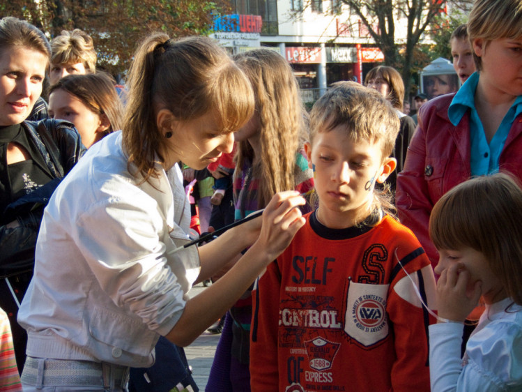 День города в Виннице, 2010 год. фейсарт