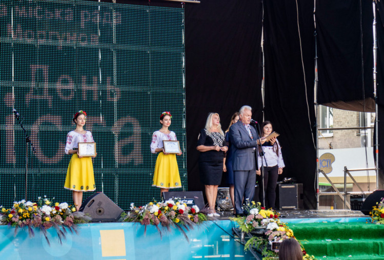 День міста у Вінниці - 2021. Вручення диплому Книги рекордів України