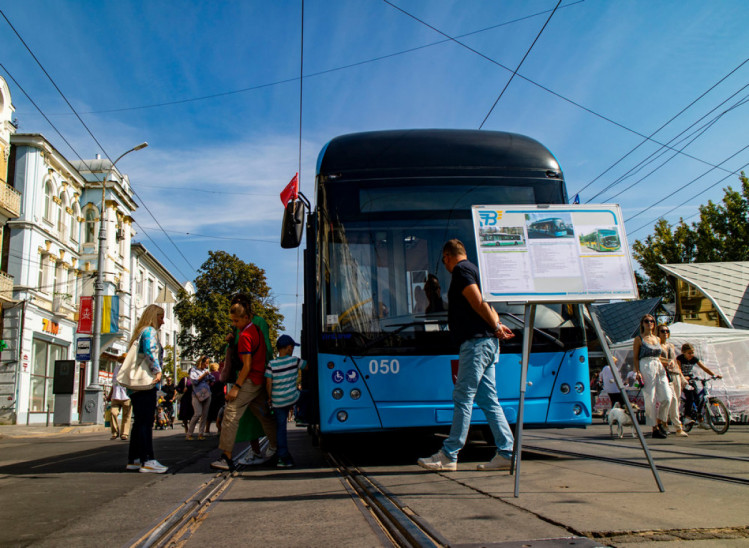 День міста у Вінниці - 2021. Новий тролейбус