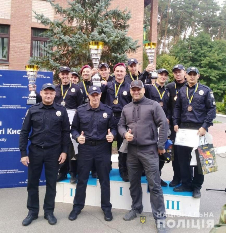 Вінницькі поліцейські посіли третє місце у поєдинку з багатоборства