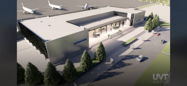 Візуалізація реконструкції аеровокзалу аеропорту "Вінниця"