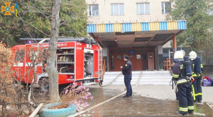У Вінниці горів гуртожиток ВНТУ