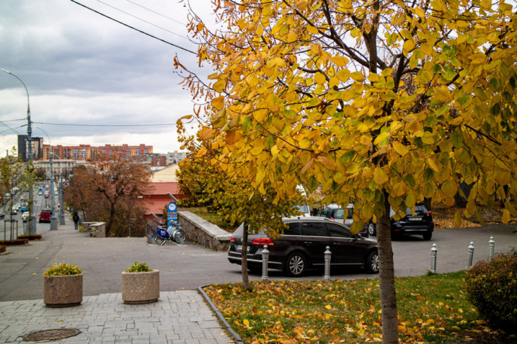 Осень в центре Винницы