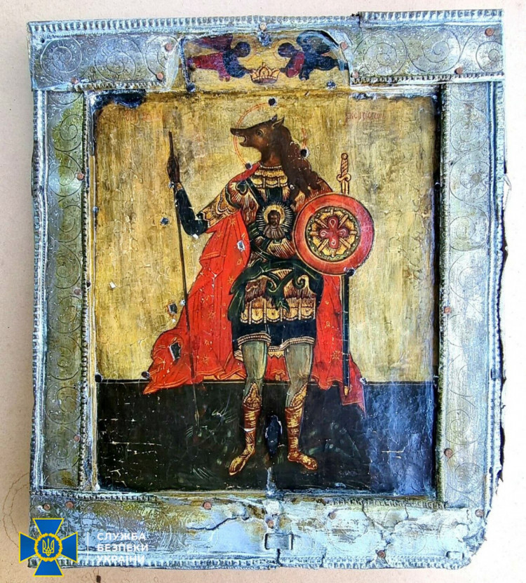 Ікона "Святий Христофор Лікійський" XVII–XVIII століття