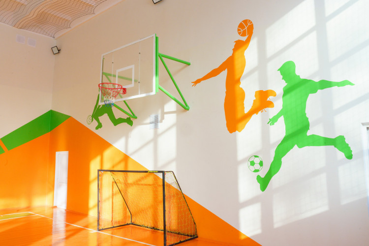 Реконструйована спортивна зала у школі Вінниці