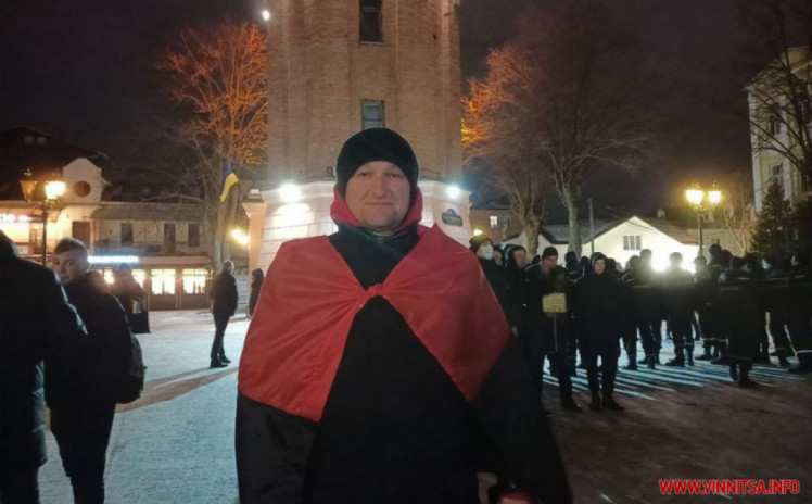 Учасник ходи у Вінниці