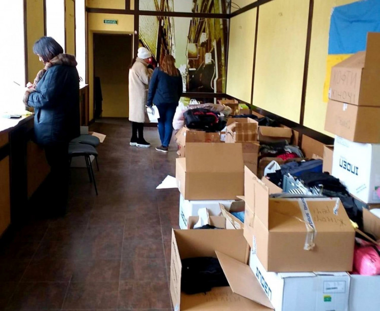 Гуманітарна допомога переселенцям у Вінниці