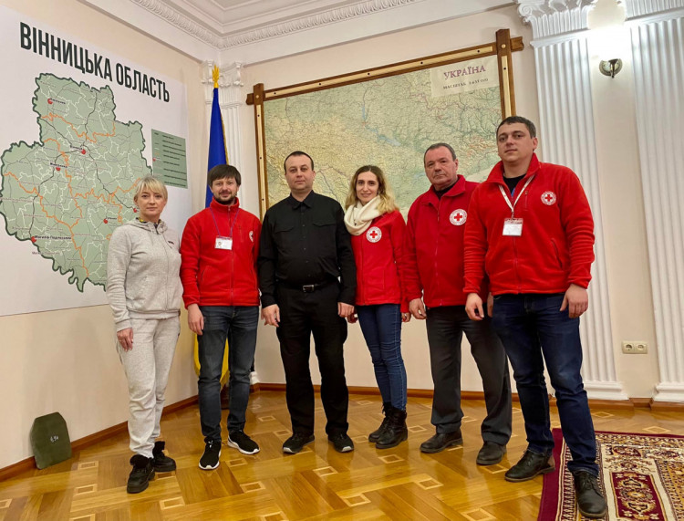 Встреча главы Винницкой ОГА с руководством Красного Креста Украины