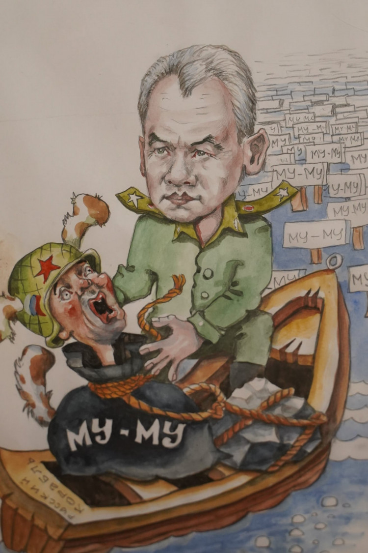 Виставка політичної карикатури Олександра Никитюка у Вінниці